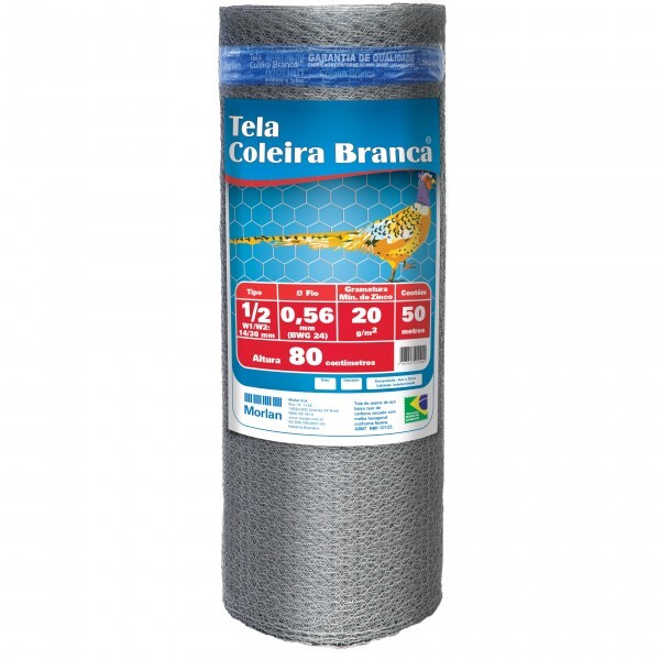 TELA VIVEIRO FIO 24 X 1/2 - 0,80H (ROLO 50 MT)