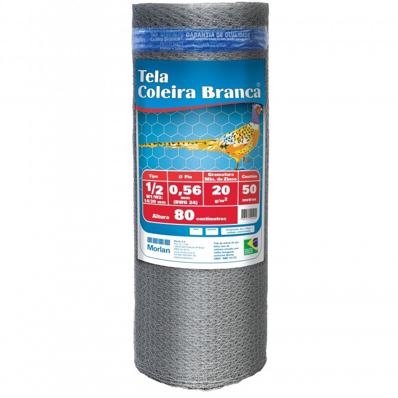 TELA VIVEIRO FIO 24 X 1/2 - 0,80H (ROLO 50 MT)