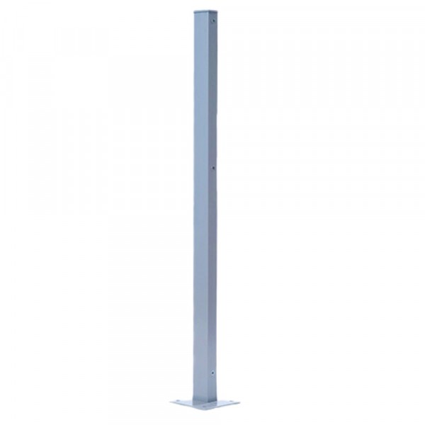 POSTE RET. 2,48M 60X40MM APARAF. CINZA