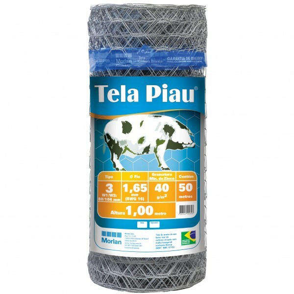 TELA MANGUEIRAO 3 FIO 16 - 1,00H (ROLO 10 MT)