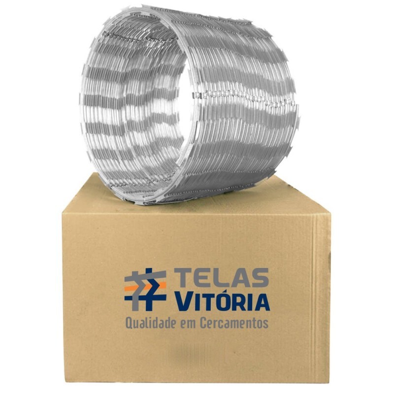 CONCERTINA 45CM SIMPLES GALV. (10MT/RL)
