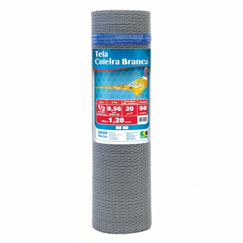 TELA VIVEIRO FIO 24 X 1/2 - 1,20H (ROLO 50 MT)