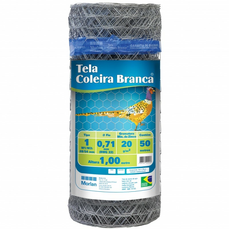 TELA PINTEIRO FIO 22 X 1 - 1,00H (ROLO 50 MT)
