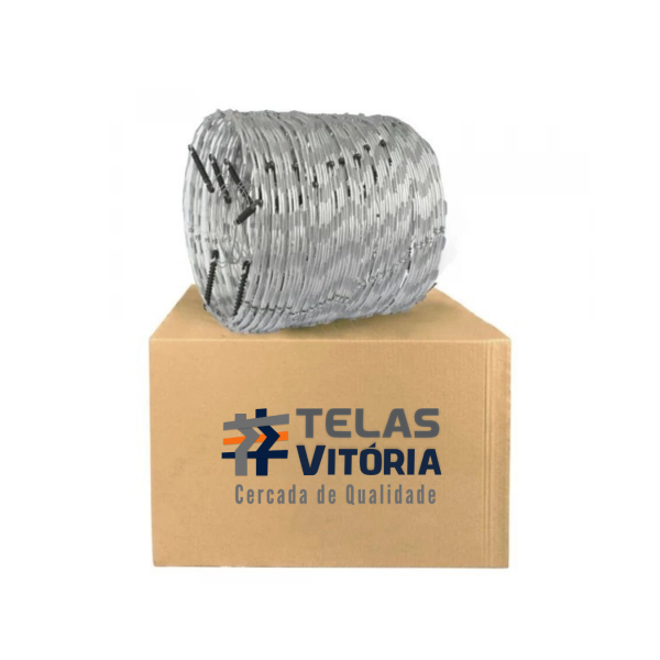 CONCERTINA 45CM DUPLA CLIP. ELETR. GALV. (8MT/RL)