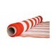 TELA TAPUME 1,20M LARANJA/BRANCO (ROLO 50MT)